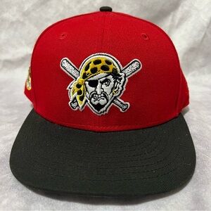 New Era 59Fifty Pittsburgh Pirates Hat Club 7 3/8 Two Rivers Stadium Patch